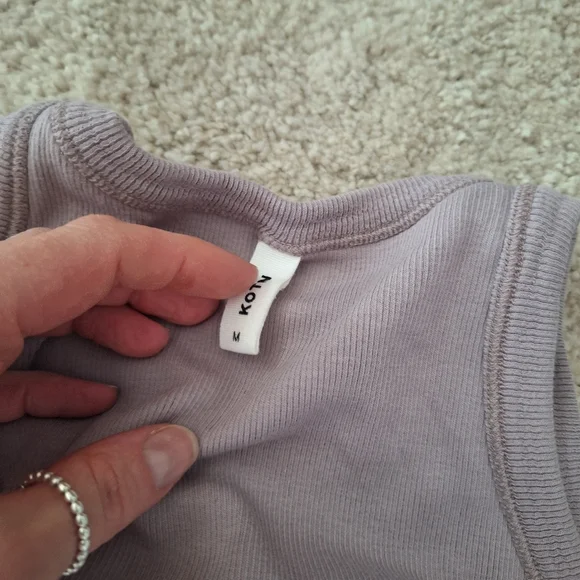 KOTN Lilac Tank Top - Picture 2 of 2
